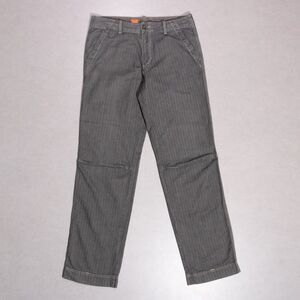 Hugo Boss Men's Striped Cargo Casual Baggy y2k Pants Size 33x35 Made in Italy